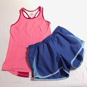 Blue Nike Running Shorts